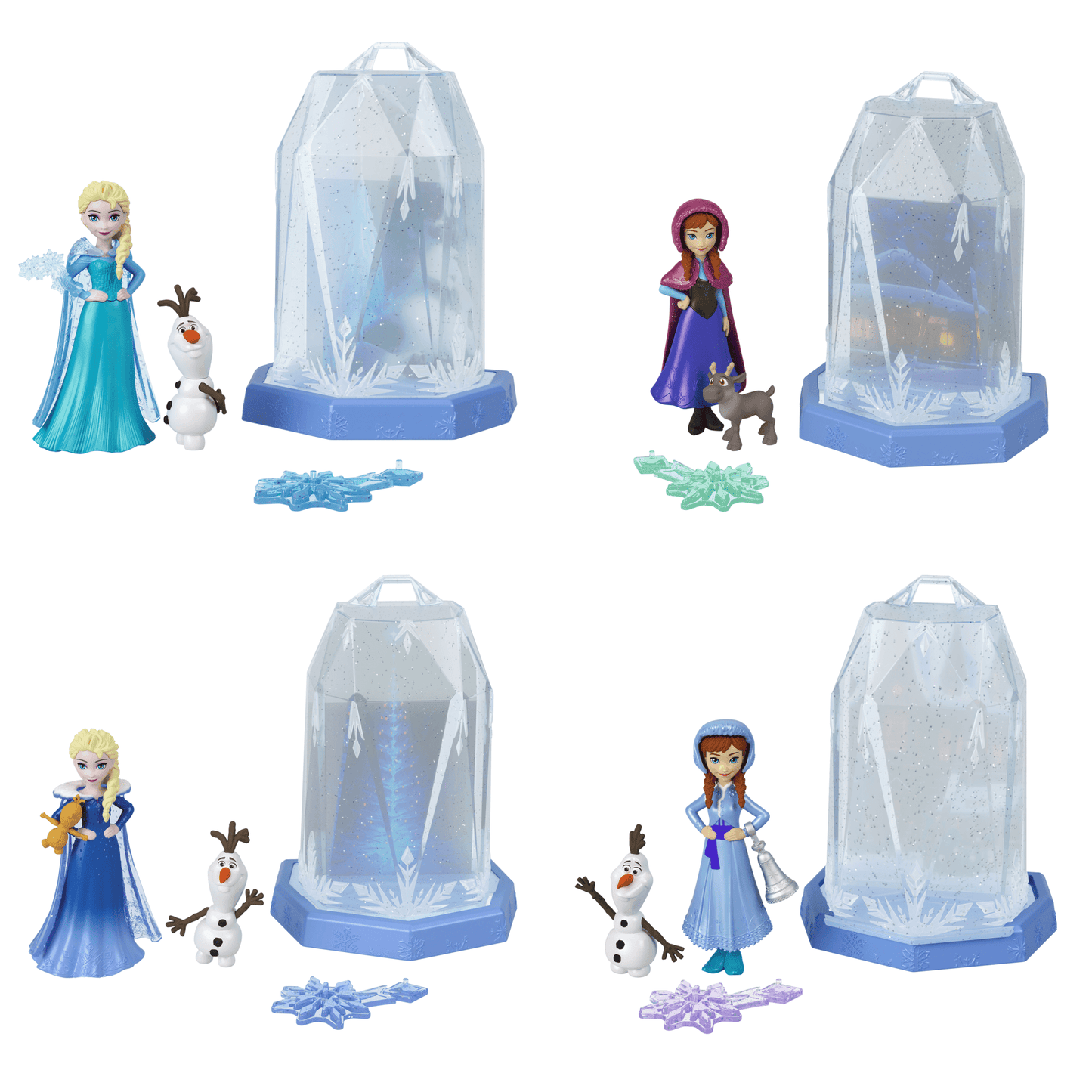 Disney Frozen Ice Reveal Surprise Small Doll With Ice Gel, Character Friend & Play Pieces (Dolls May Vary)