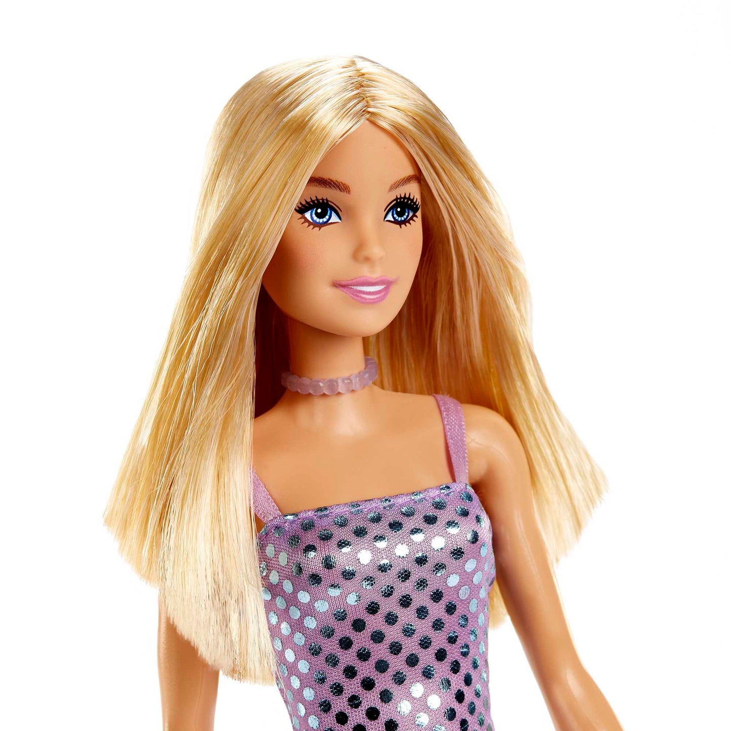 Barbie Doll, Kids Toys, Blonde in Lavender Metallic Dress